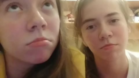 TikTok video with my sister