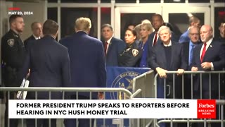 BREAKING NEWS Trump Rails To Reporters Before Michael Cohen Resumes Testifying In Hush Money Trial