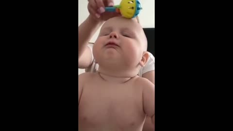 Toy head massager for baby