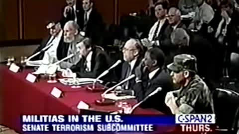 Senate Terrorism Subcommittee American Militia 1995 9/10