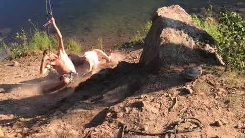 Unsuccessful Time with Rope Swing