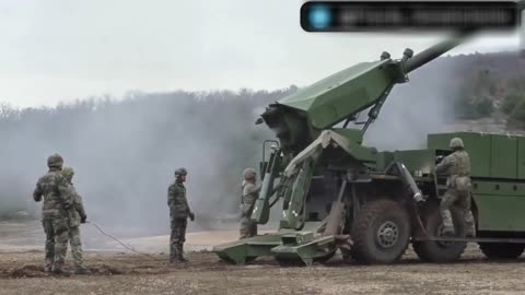 🇺🇦GraphicWar18+🔥France Supplying Ukraine Caesar Mobile Howitzer 155mm - Ukraine Armed Forces(ZSU)