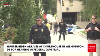 BREAKING NEWS: Hunter Biden Repeatedly Heckled In Front Of Federal Court For Gun Trial