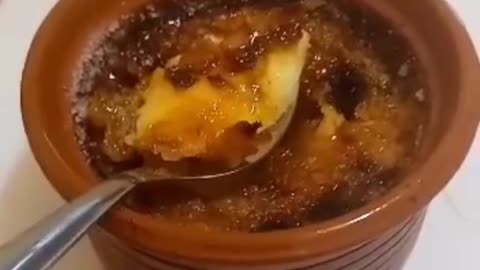 yummy 😋 desert creme brulee