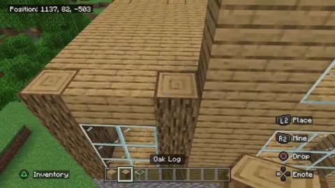 How to build wooden house-minecraft