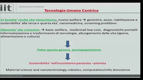 Nanotecnologie per l'essere umano - Roberto Cingolani