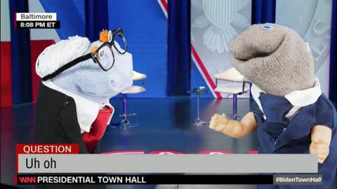 Biden Town Hall (The one with the arms)