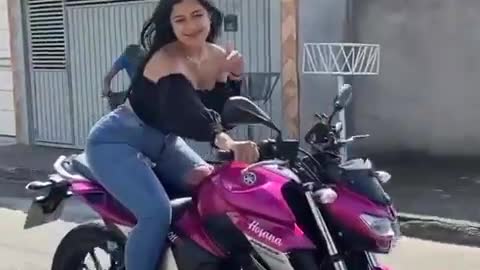 Hot Teen Ass Riding The Bike In Adrenaline