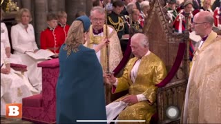 King Charles III Coronation Crowning