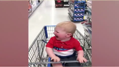 Watch and laugh again # Cure the unhappy # Cute baby funny moments # (5)