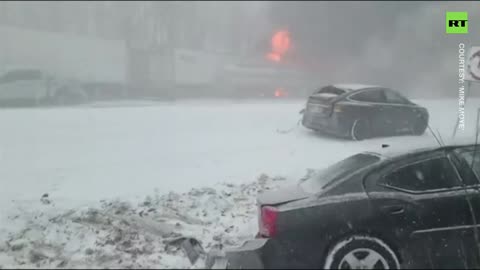 Horrifying Pennsylvania pileup turns deadly