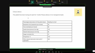 ST5.35 year old lady with arm pain