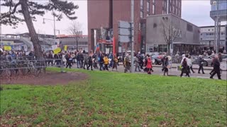 Demonstration der Corona-Maßnahmen-Gegner am 02.04.2022 in Freiburg, https://t.me/damals_wie_heute_fuer_immer