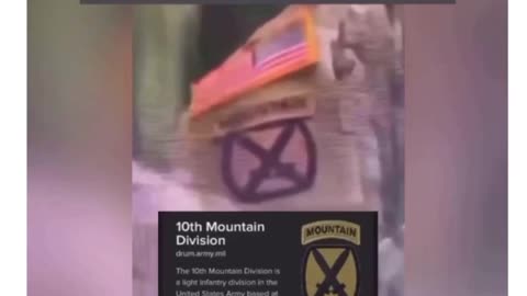 Why are 10th Mountain Division Combat Troops guarding Capitol?