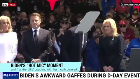 Biden caught with a hot mic at D Day commemoration with Macron