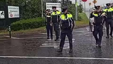 ⚠️ Ballyogan ⚠️ Large garda presence on scene, more illegal immigrants