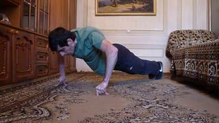 Much harder style push ups two hands on two fingers!