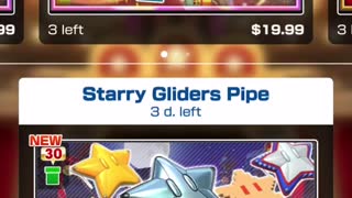 Mario Kart Tour - Starry Gliders Pipe Pull (Winter Tour) #Shorts