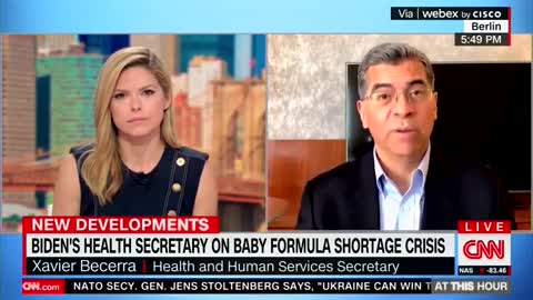 Biden Health Secretary Says He Knew About Baby Formula Crisis Last Year