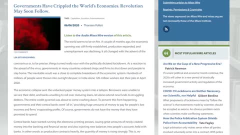 Governments have crippled the world's economies: revolution may soon follow