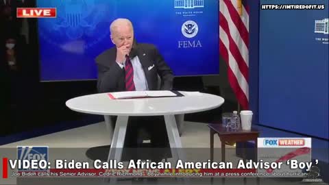 Biden calls Cedric Richmond, a black Senior Advisor, ‘Boy’
