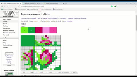 Nonograms - Bud