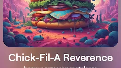 Chick-fil-A AI Metalcore Reverence Full