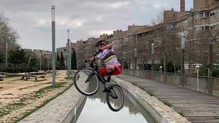 Insane Bike Skills in Barcelona