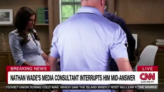 HOT MIC: Nathan Wade Stops CNN Interview To Get Coached About Fani Willis Question