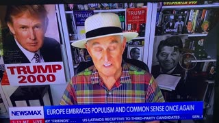 ROGER STONE SPEAKING ON NEWSMAX.....