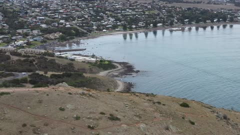 The view of Victor harbor from Bluff lookout