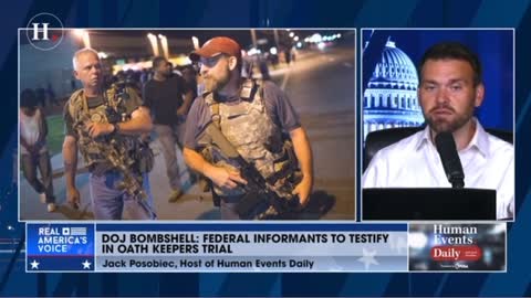 Jack Posobiec reveals DOJ motion showing there were federal informants in the Oathkeepers