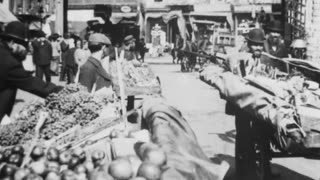 New York's Lower East Side (1903 Original Black & White Film)