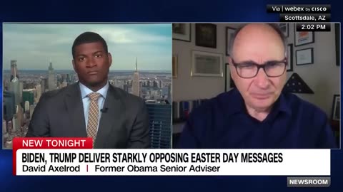 Trump and Biden deliver starkly opposing Easter day messages