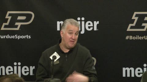 #2 Purdue's Matt Painter Post-Game Press Conference After 79-59 Win Over Indiana Part 2