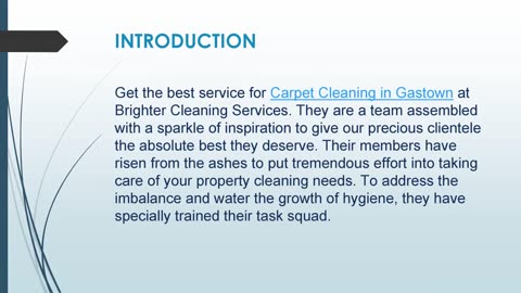 Get the best Carpet Cleaning in Gastown