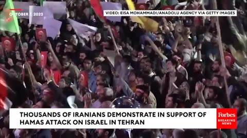 Thousands Of Iranians Demonstrate In Support Of Hamas Attack On Israel In Tehran