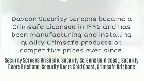 Security Screens Brisbane