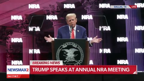 Trump Fires Up NRA Crowd: Border Crisis, Debate Prep, & Successes Unveiled! | Exclusive on NEWSMAX2