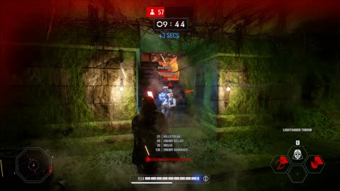 SWBF2: Arcade Onslaught Darth Vader Yavin 4 Gameplay