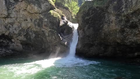 Oberstaufen Google Earth Hike to Buchenegger Waterfall