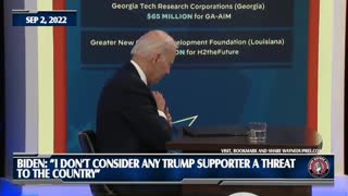 Biden Confusion: Trump Supporters Aren't Threat To Country