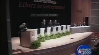 Judicial Watch "Ethics in Government" Presidential Debates (October 20, 2000)