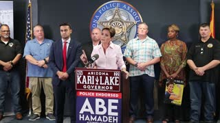 Kari Lake Gives TGP A Shoutout At Presser In Support Of Law Enforcement