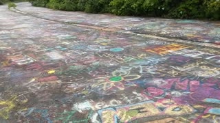 Graffiti Highway in Pensylvaia before they covered it, sad they did that :(