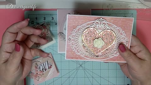 DIY Card Making _ What I Made with my Valentine's Embellishments