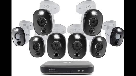 Review: Swann 16 Channel 8 Camera DVR Security System, Wired Surveillance 4K HD DVR-5580 + 2TB...