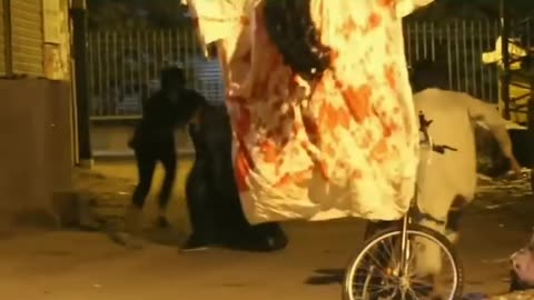 ×POV:-HUMAN VS ANIMAL 👊👻|| hanuman | #hanumanji #bajrangbali #ghost #prank #viral #video