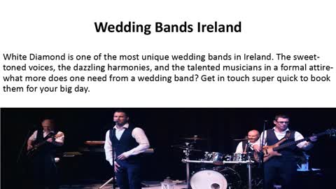 Wedding Bands in Ireland - White Diamond Wedding Band