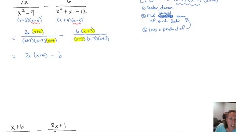 Subtracting Fractions